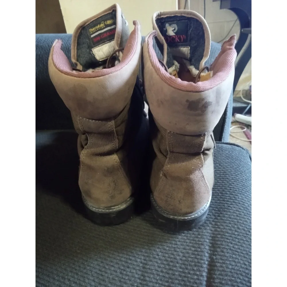 Rocky Boots Mens Size 11.5 MW 941 GoreTex‎ Leather Trim Thinsulate 500G Hunting